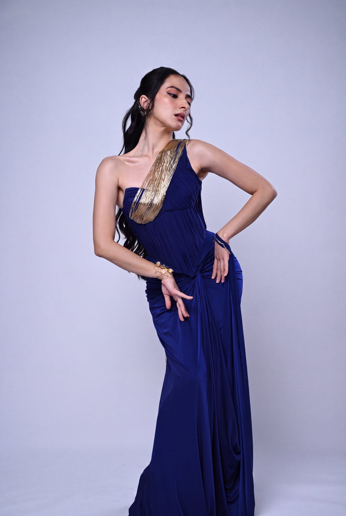 'Asteria' Corset & Draped Skirt Set