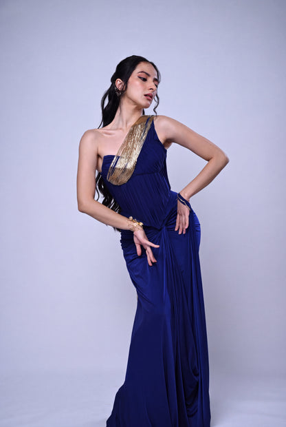 'Asteria' Corset & Draped Skirt Set