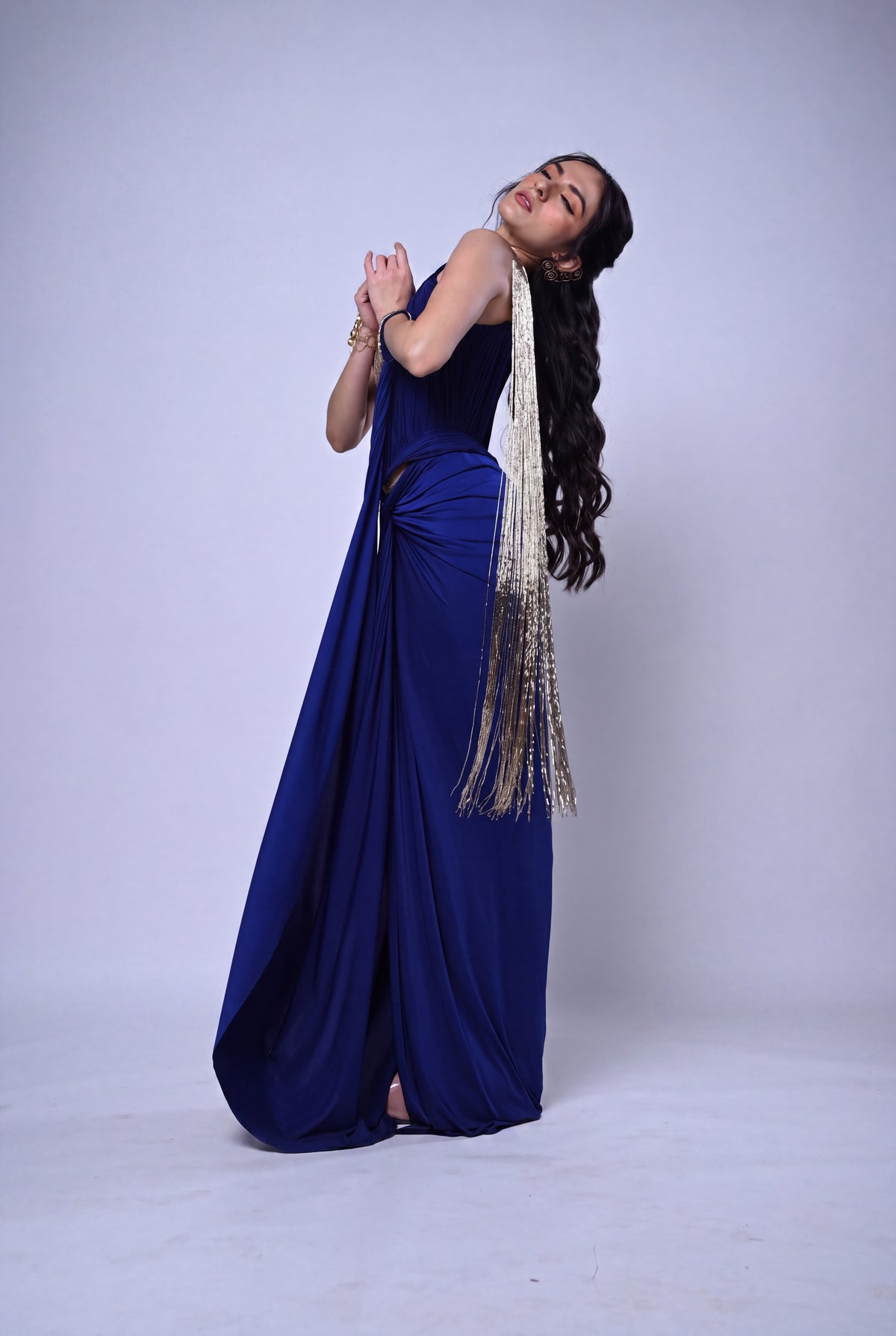 'Asteria' Corset & Draped Skirt Set