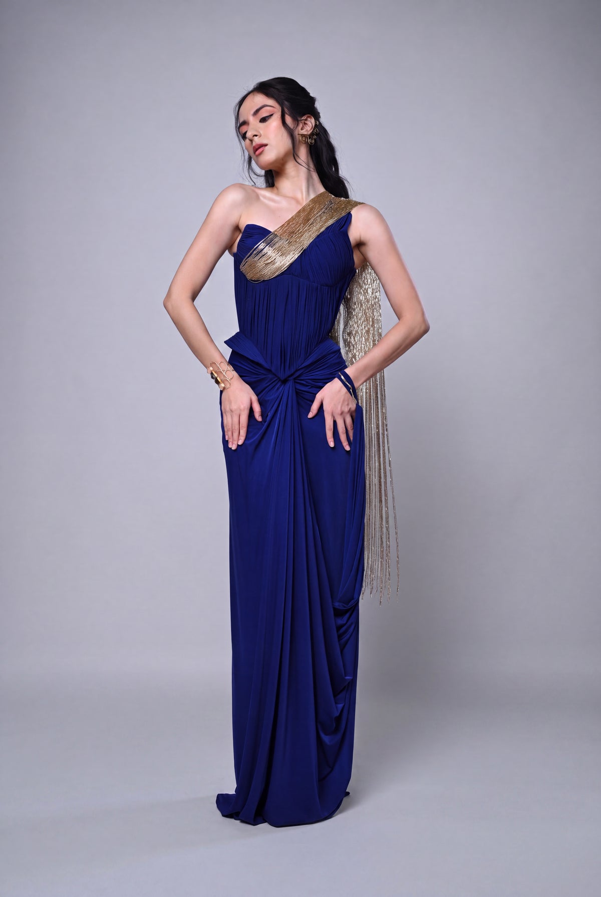 'Asteria' Corset & Draped Skirt Set