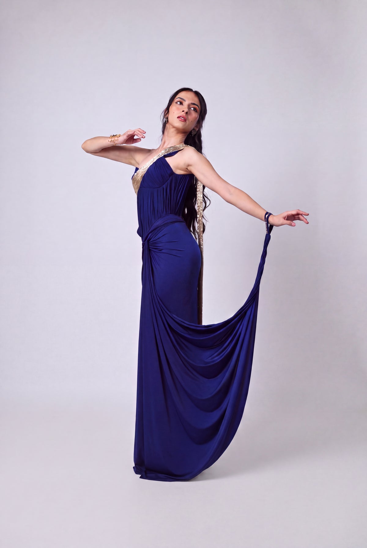 'Asteria' Corset & Draped Skirt Set