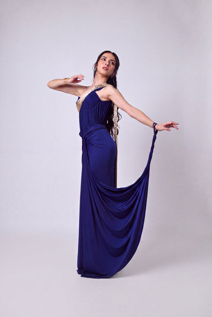 'Asteria' Corset & Draped Skirt Set
